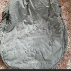JJ cole car seat cover gray